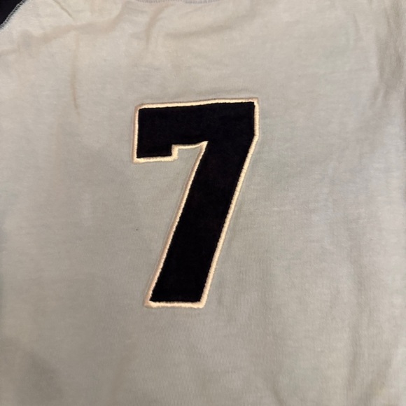 Kids Long Sleeve Tee with Number 7 Design - Picture 3 of 5